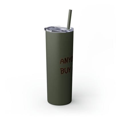 Skinny Tumbler with Straw, 20oz