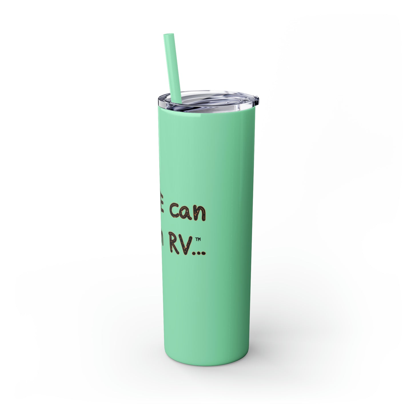 Skinny Tumbler with Straw, 20oz