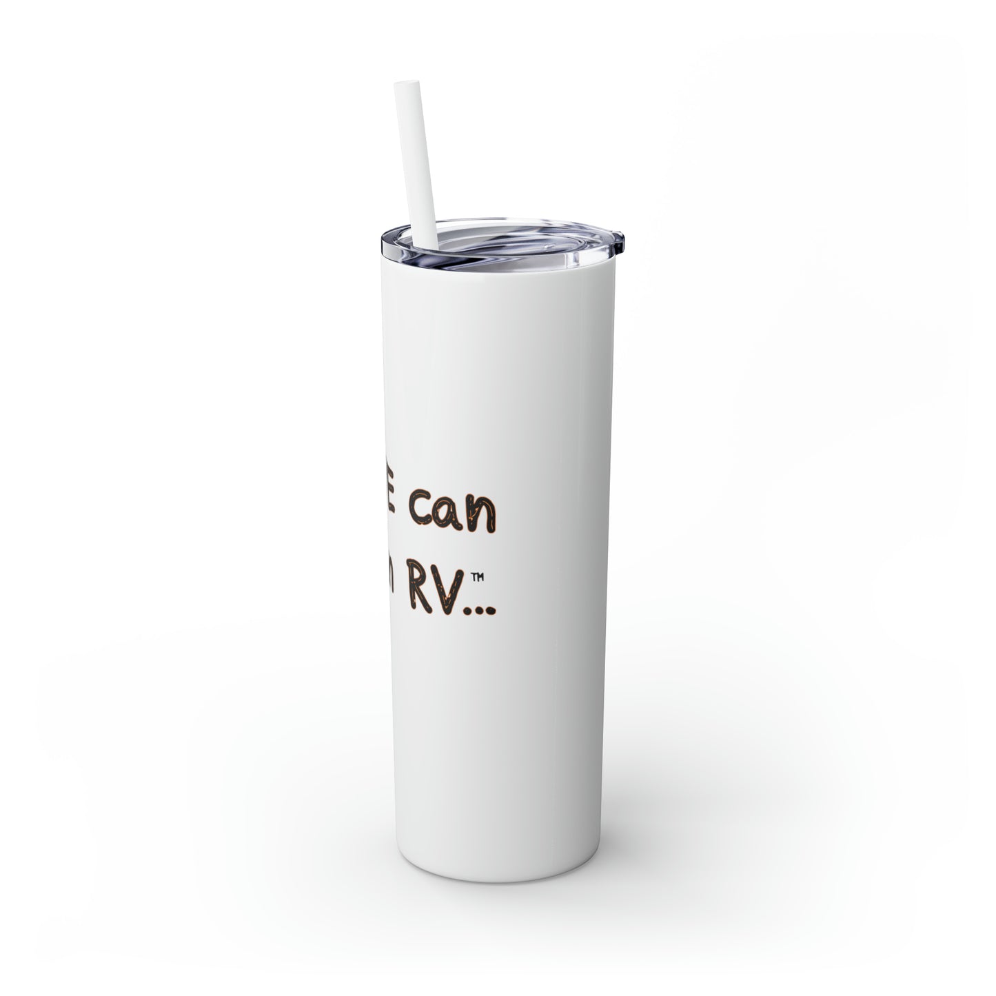 Skinny Tumbler with Straw, 20oz