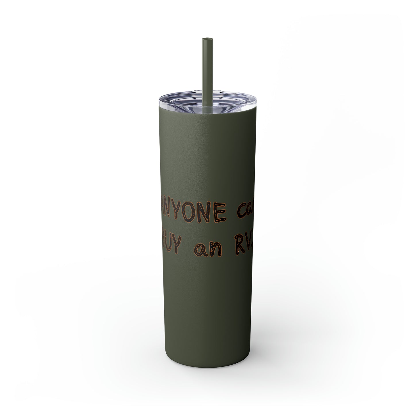 Skinny Tumbler with Straw, 20oz