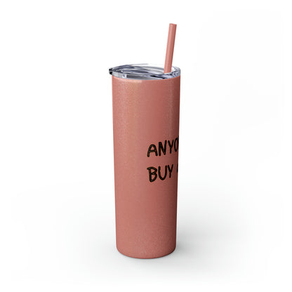 Skinny Tumbler with Straw, 20oz