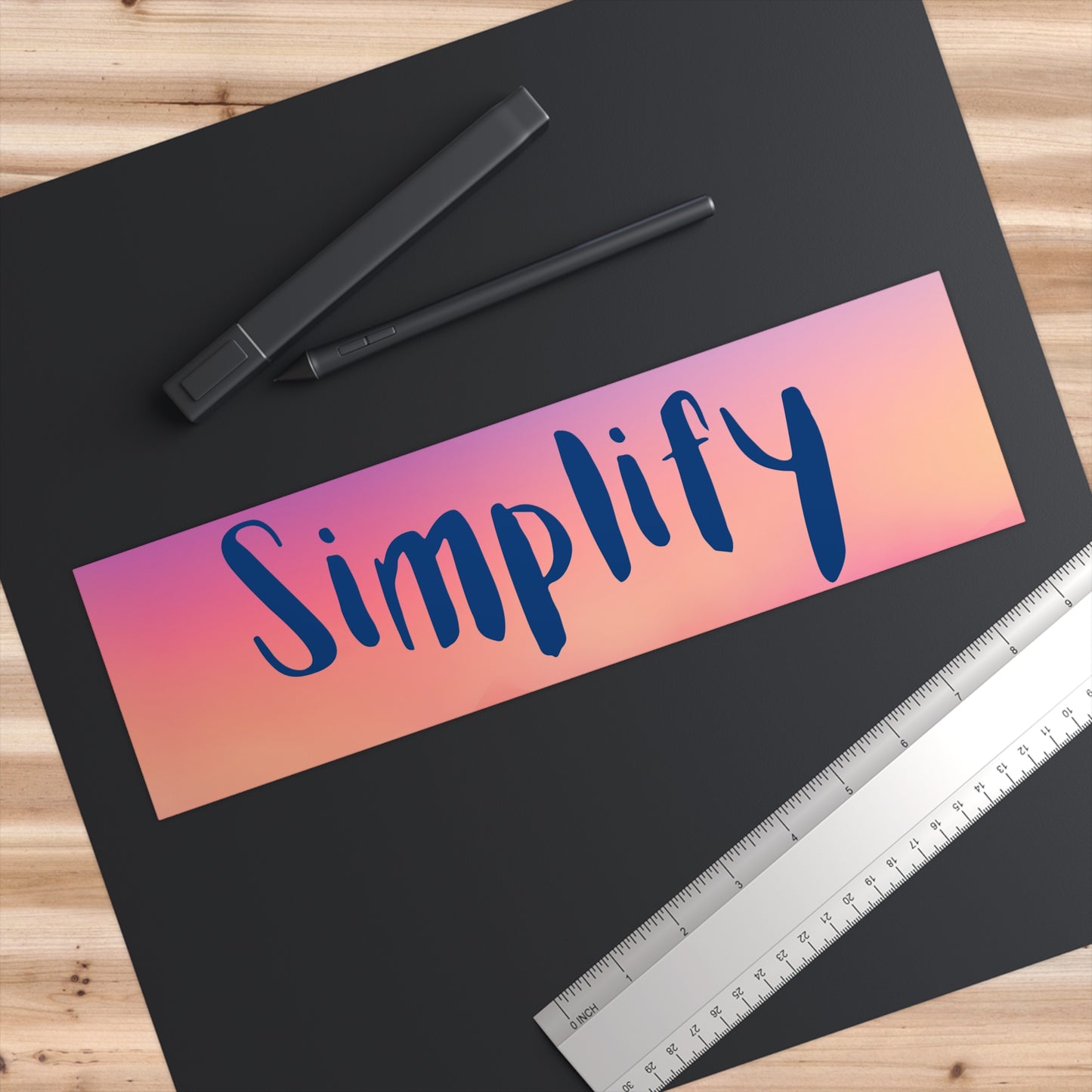 Simplify Bumper Sticker