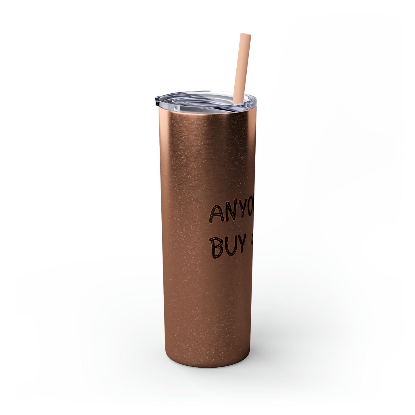 Skinny Tumbler with Straw, 20oz