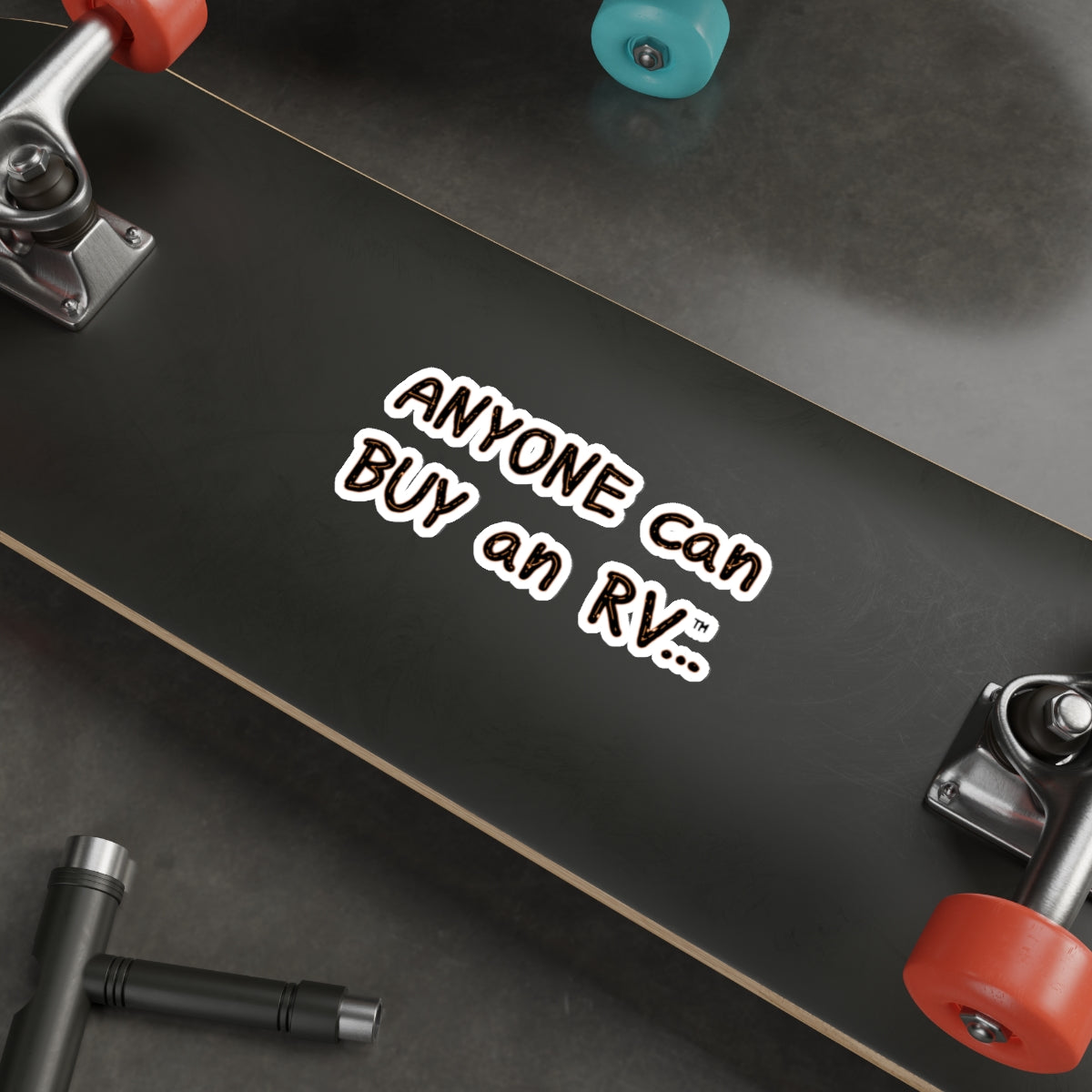 Anyone can... Die-Cut Sticker