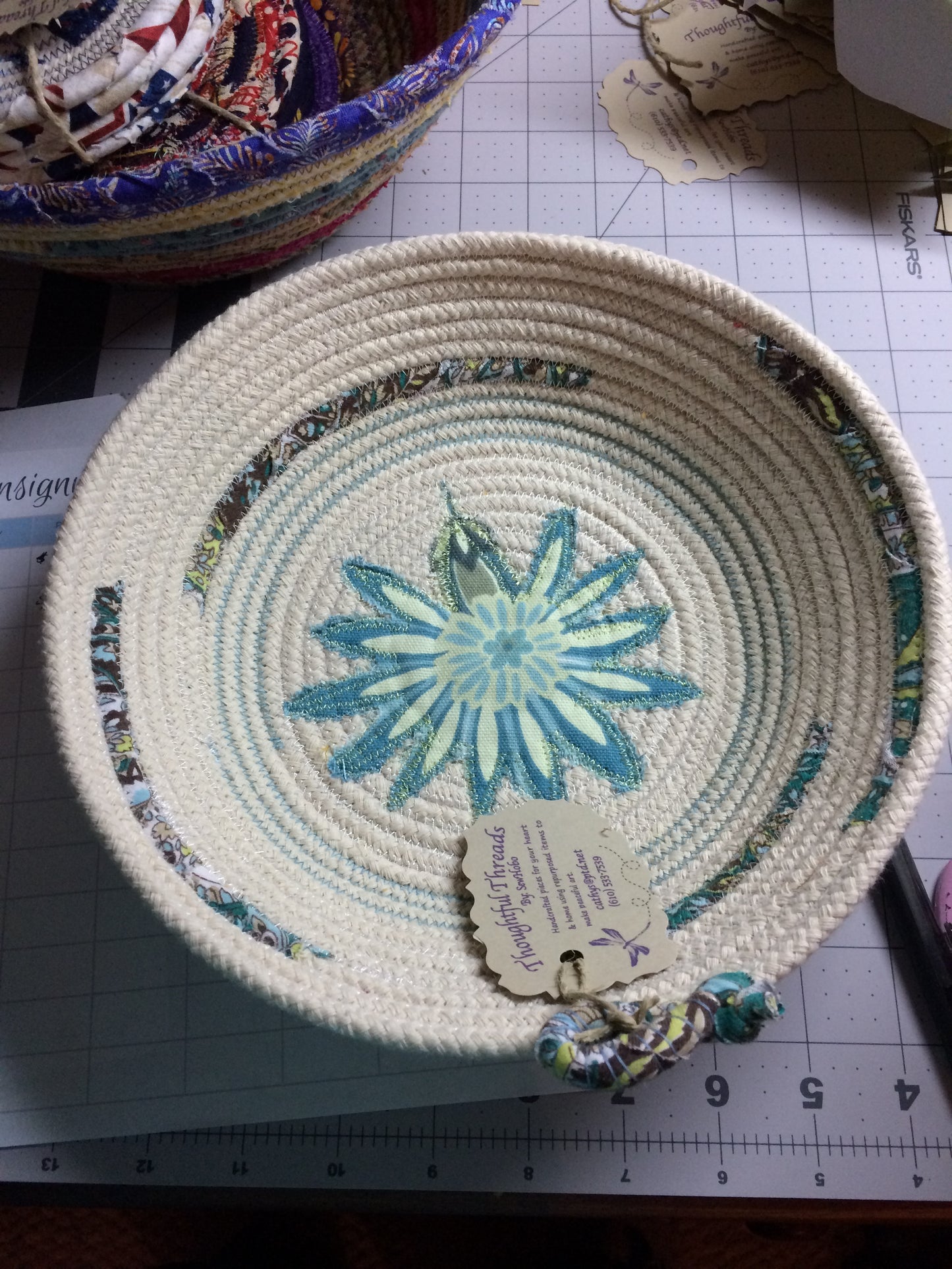 Personalized Handcrafted Rope Artistry - Baskets, Trivets & Coasters -Price will be based on project details