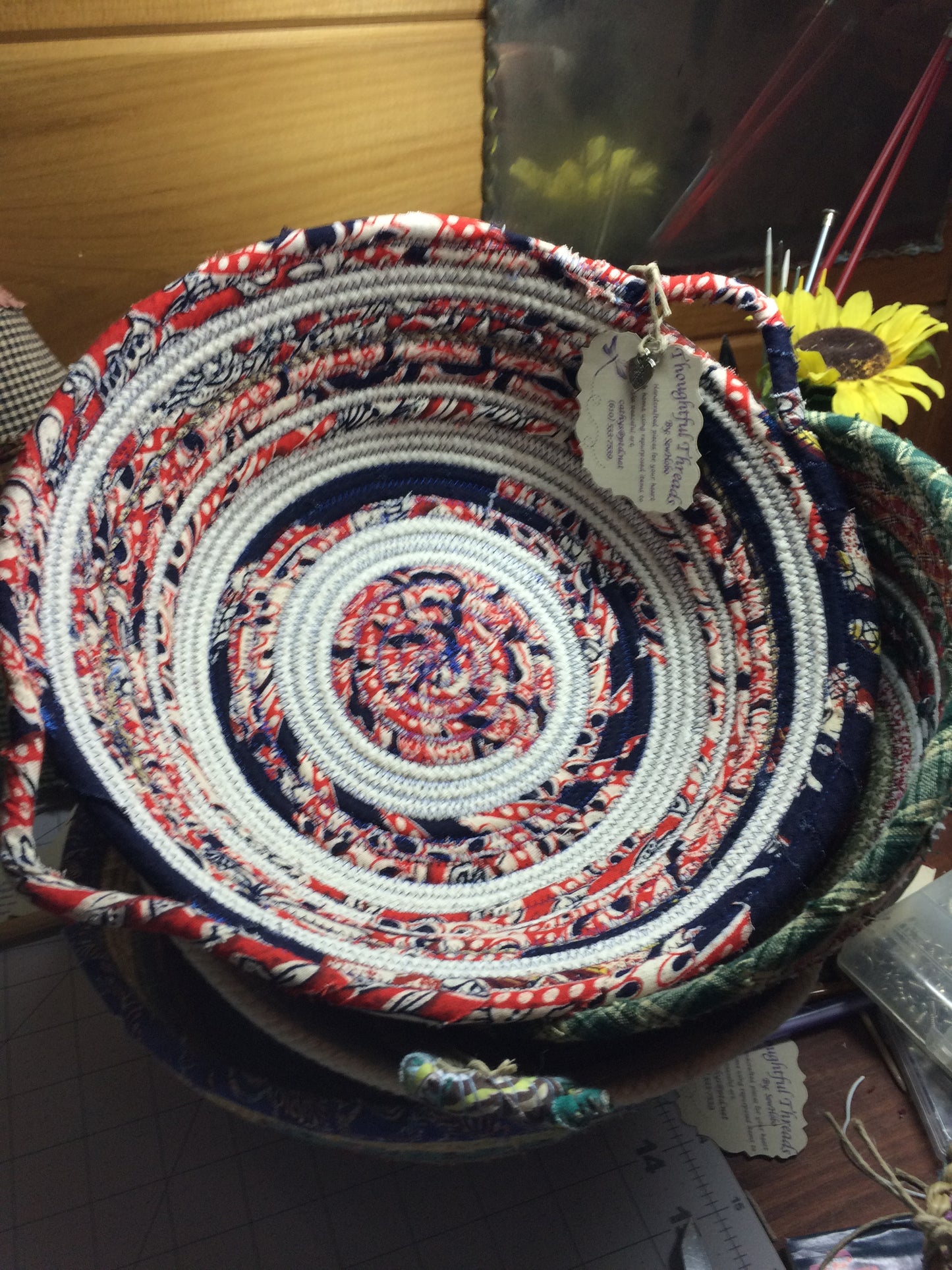 Personalized Handcrafted Rope Artistry - Baskets, Trivets & Coasters -Price will be based on project details